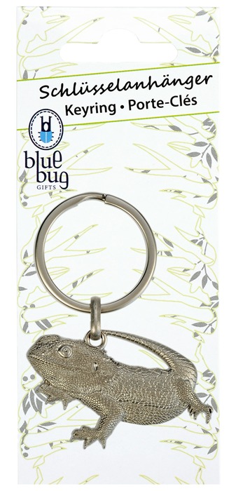 Blue Bug Gifts 3D Schlüsselanhänger "Bartagame"