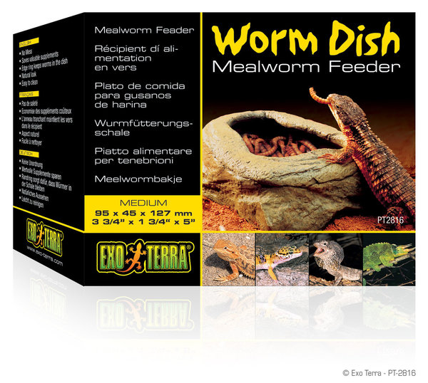 Exo Terra Worm Dish Mehlwurmfütterungsschale